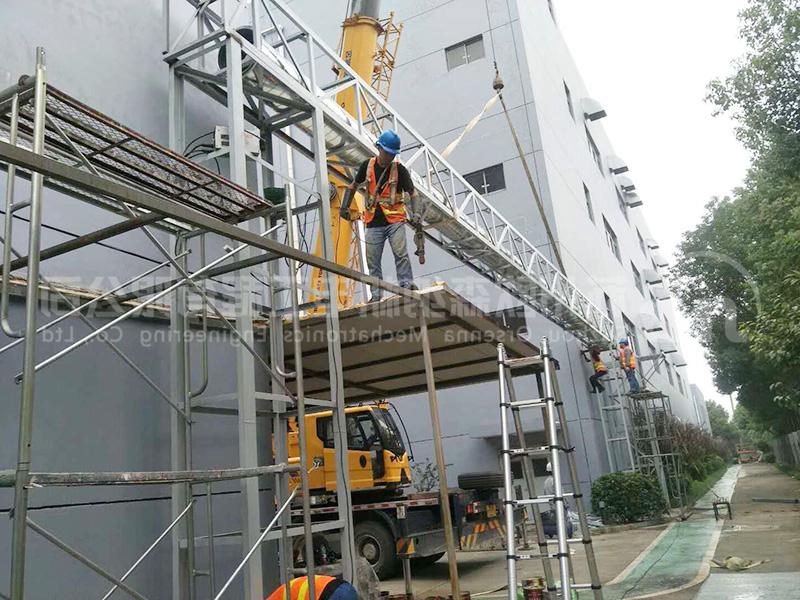 杰迪克电子架空管廊及风管安装工程